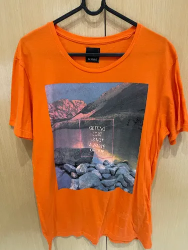 Camisa laranja Zara