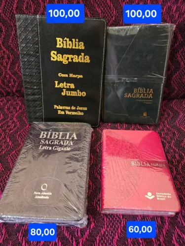 Bíblias Sagradas. Lindos modelos. Novas lacradas.