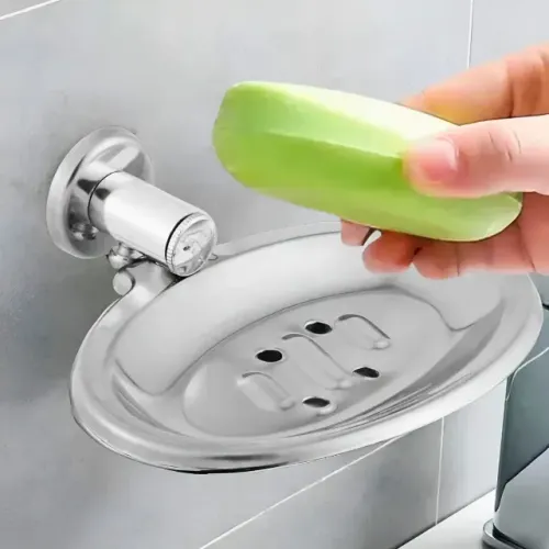 Saboneteira aço inox parede nova - Hidrolar