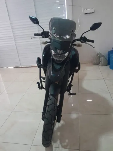 Bolha original moto Lander+ baú moto Lander completo