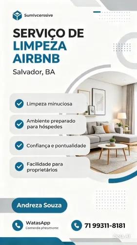 ? LIMPEZA PARA AIRBNB EM SALVADOR ?