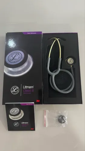Estetoscópio Littmann classic Iii Cinza