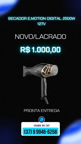SECADOR E.MOTION DIGITAL 2500W 127V
