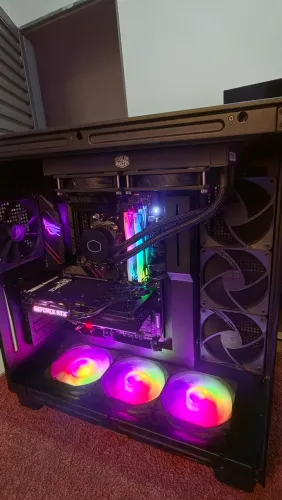 PC Gamer de Alta Performance - Ryzen 5 5600X + RTX 3060 12GB + Gabinete NZXT H9 Flow