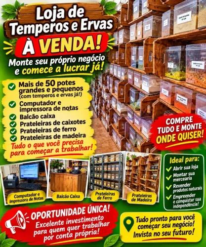 Casa de temperos e ervas