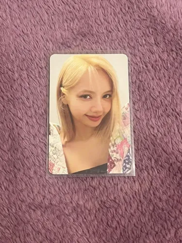 Photocard original da Lisa Blackpink do Born Pink
