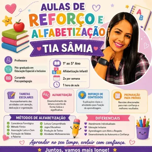Professora reforço