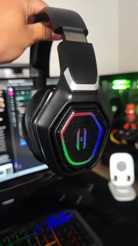 Fone gamer rgb
