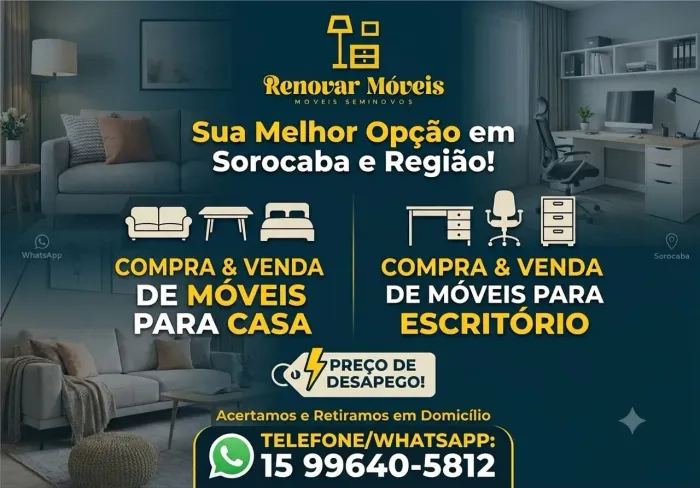 Móveis para casa e escritório em bom estado