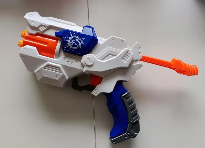 Lançador Super Shot Supreme (Estilo Nerf) - 6 Dardos