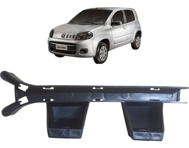 Guia Vidro Traseiro Direito Fiat Uno Vivace 2015 Preto