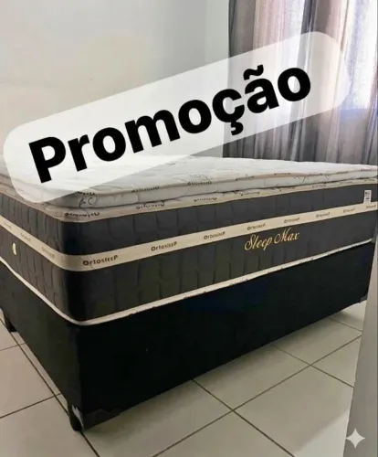 Cama casal molas ensacadas novas e embalado 