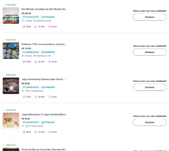 Produtos variados - estou fazendo uma limpa na casa OLHA O MEU PERFIL/ME CHAMA NO CHAT
