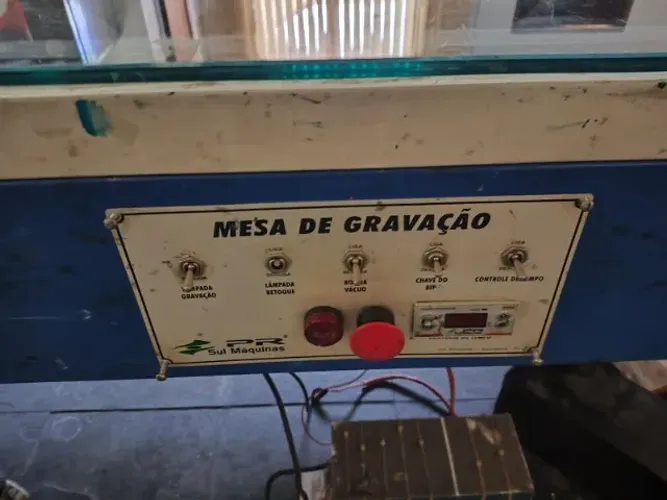 mesa de gravação pr sul maquinas 170x130