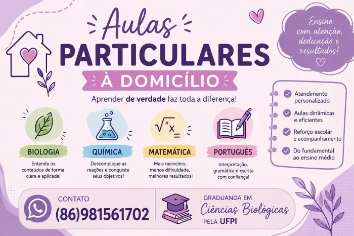 AULA PARTICULAR