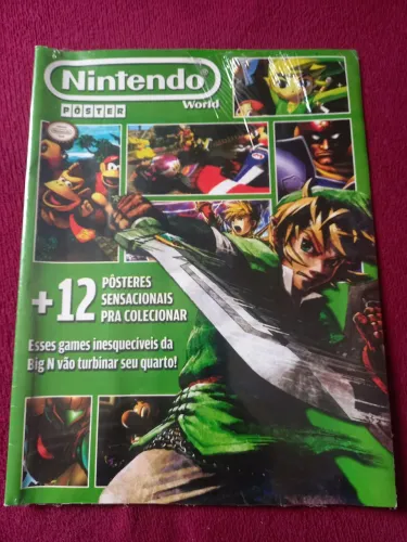 Revista Nintendo World Pôster 02 Lacrada.