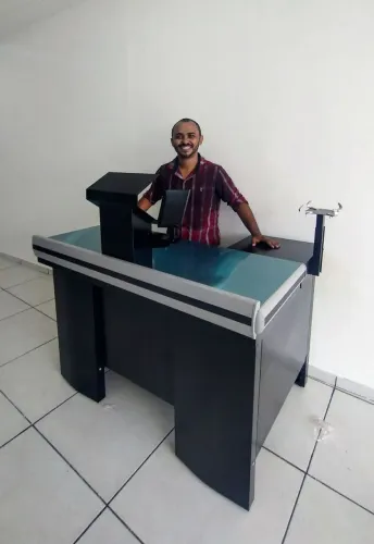 BALCÃO CHECKOUT EM AÇO 1.30 METRO INNAL