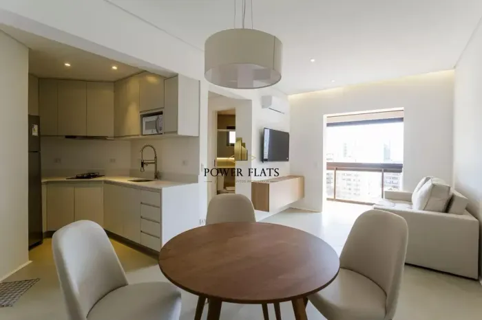 Flat Mobiliado para Aluguel no Condomínio Contemporâneo Home & Service Vila Nova Conceiçã