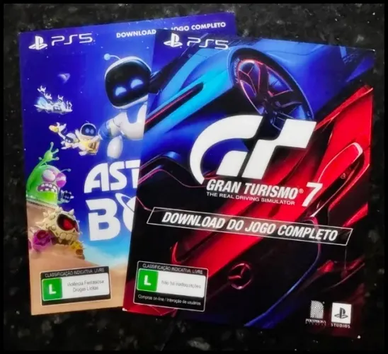 ? VENDO 2 JOGOS PARA PS5 - GRAN TURISMO 7 + ASTRO BOT