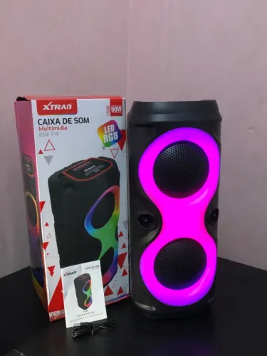 Caixa de Som Bluetooth 50w Nova
