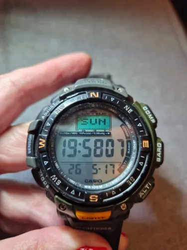 relógio casio protrek prg-40 - original - bateria nova.