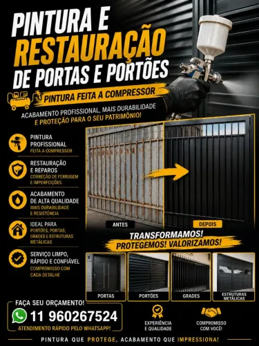 Restauração & Pintura portão