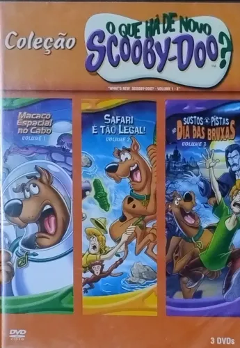 Dvd Coleção O que há de novo Scooby Doo Vol 1-3 Triplo
