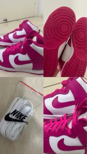 TÊNIS NIKE DUNK HIGH - Pink Prime ( Feminino )
