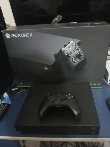 Xbox one x 1tera de armazenamento
