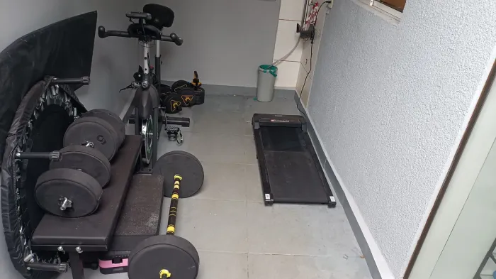 Academia Completa Residencial + Bicicleta + Esteira | Aceito Cartão 18x
