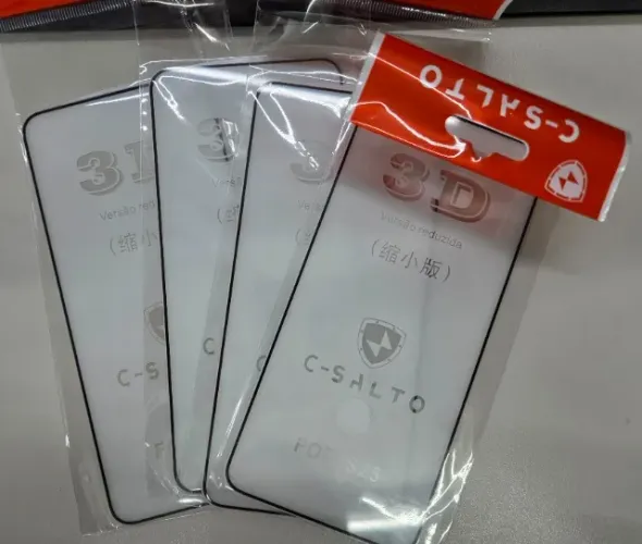 Kit 4 Películas de Vidro 3D C-Salto para Samsung Galaxy S25 - Lacradas