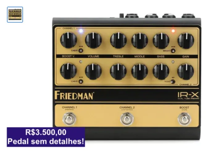 Pré Amp Friedman IR-X