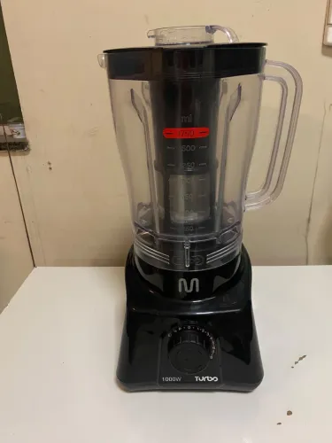 Liquidificador Multi Home Turbo 1000W Preto - Copo 2,6L