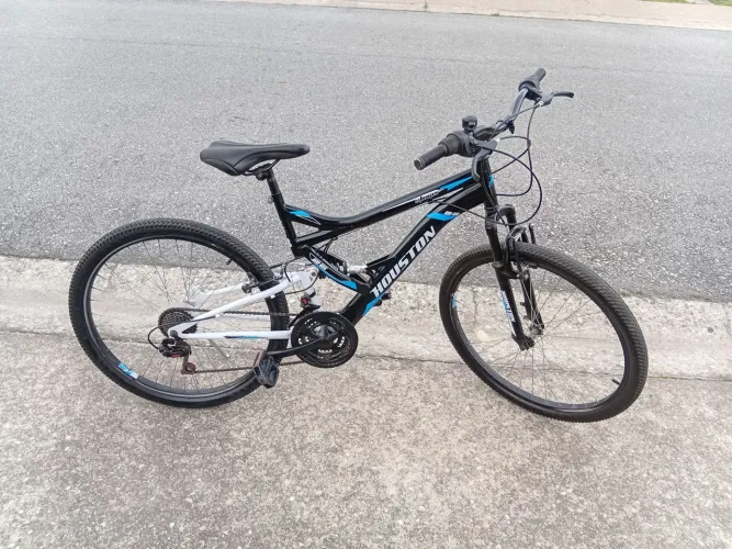 Bicicleta aro 26 dupla suspensão AC TROCA