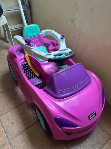 Carrinho de Passeio e Pedal Infantil Maral Mc Laram Rosa