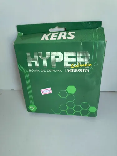 LT133 Boina De Espuma Agressiva Verde Hyper 5 Polegadas Kers