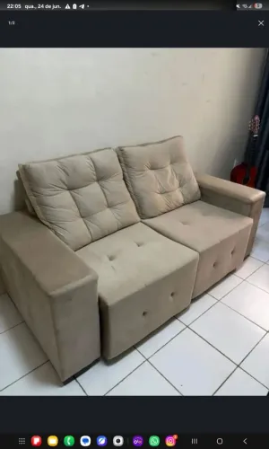 Sofá com somente 6 meses de uso