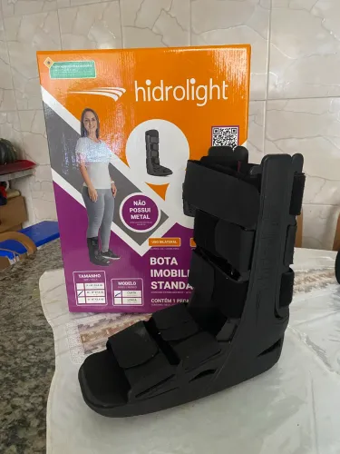 Bota Imobilizadora Hidrolight Tamanho ajustável: 37 ao 42 Uso bilateral