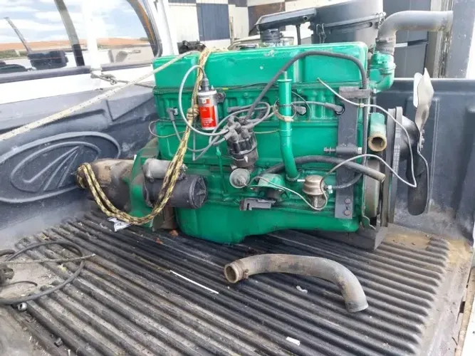 Motor 6 cilindros Chevrolet C10 completo com cambio