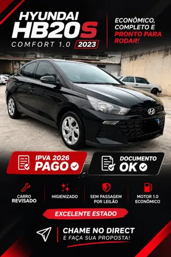 Hyundai HB20S Comfort 1.0 Flex 12V Mec. 2023
