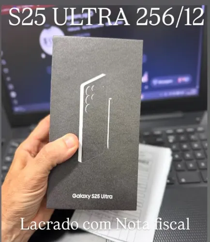 samsung S25 ULTRA 5G 256gb 12ram preto (lacrado com nota fiscal e garantia)