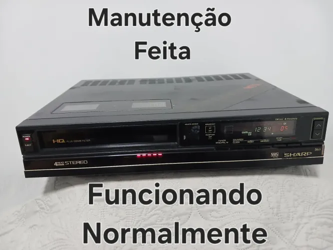 Video Cassete SHARP Estéreo - VC-799b - RARÍSSIMO