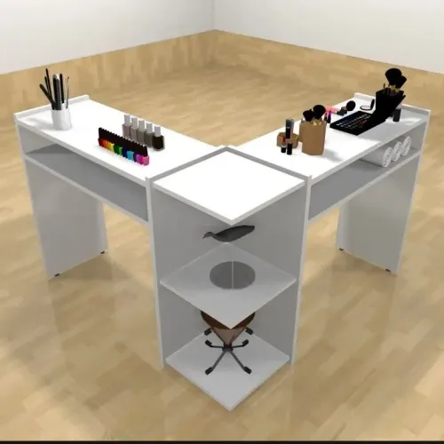 Mesa e expositor 