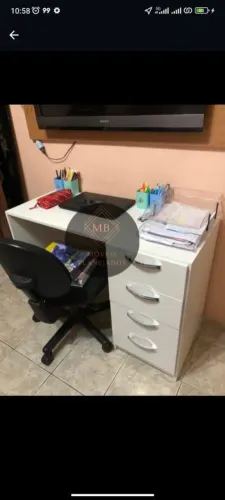Mesa para escritório nova 100% MDF branco
