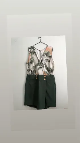 Vestido com short tamanho G