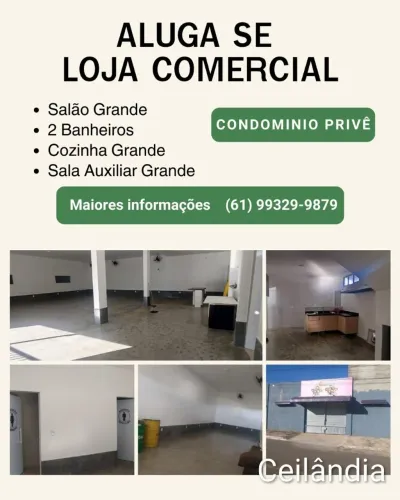 Alugo loja condomínio privê