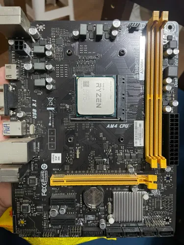 PLACA MÃE + PROCESSADOR