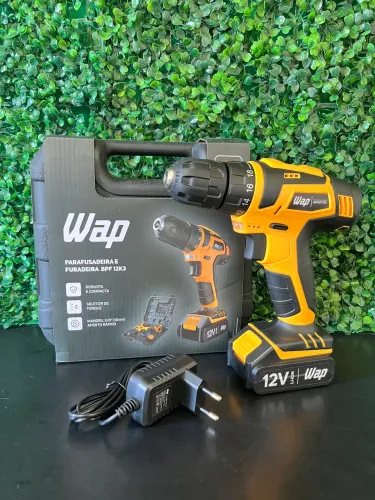 Parafusadeira e Furadeira a Bateria 12V WAP com Entrega Rápida!
