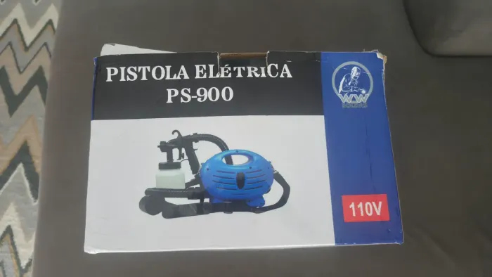 Compressor elétrico com pistola de pintura 