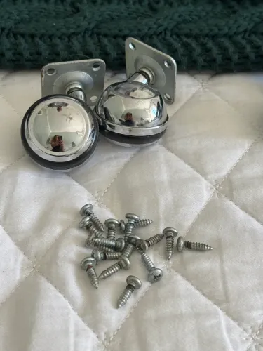 Kit quatro rolamentos com parafusos